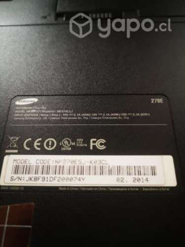Laptop Samsung para desarme