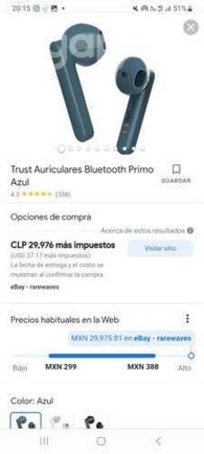 Reloj inteligente y audifonos