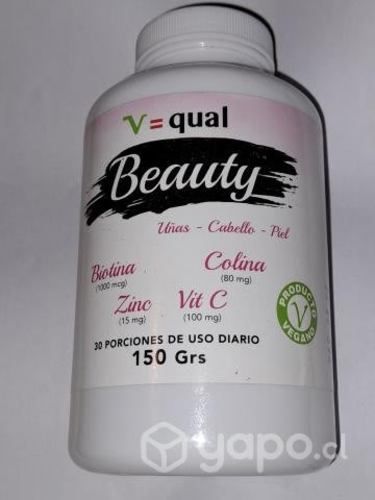 Suplemeto BEAUTY para cabello, uñas y piel.