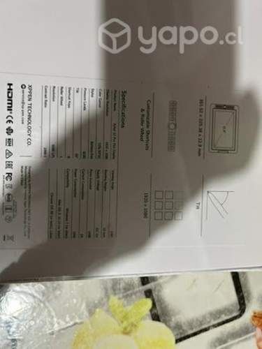 Tableta grafica sellada