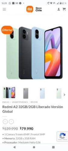 Xiaomi A2 color negro