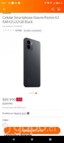 Xiaomi A2 color negro