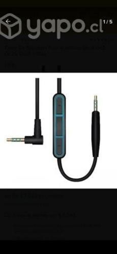 Cabel Bose AE2, QC35, AKG, JBL sennheiser reemplaz