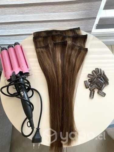 Extensiones de cabello 150 gr + Onduladora