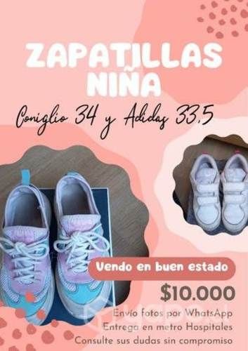 Zapatillas niña Coniglio 34 Adidas 33,5