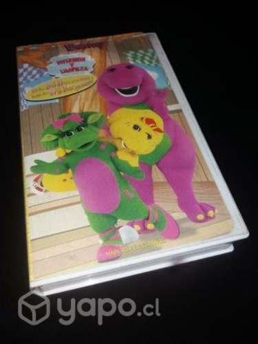 Película Barney Diversión y limpieza vhs