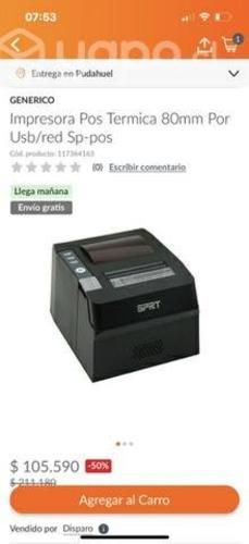 Impresora pos térmica