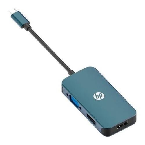 Adaptador usb-c a hdmi, display port, vga. marca h