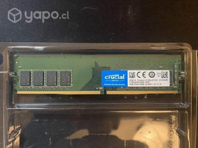 Memoria RAM Crucial 8GB