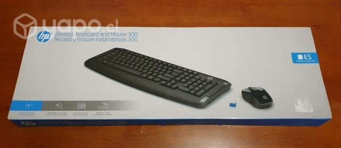 Teclado y mouse inalámbrico HP300 - Nuevo sin uso