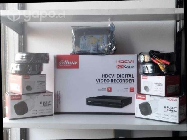 Kit 4 cámaras dahua HD 720p + Disco