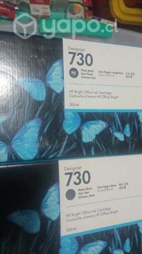 Tintas HP 730 mk y photo black original de 300ml