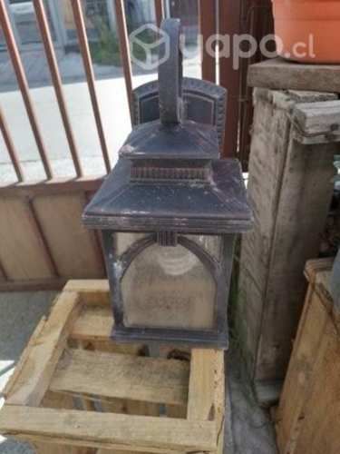 Faroles colgante y de paret color café