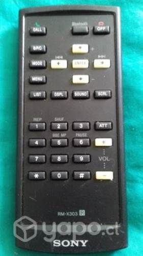 Sony control remoto rm-x303 ( radio auto )