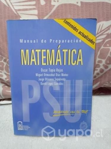 Manual de Preparación MATEMATICA - EDICIONES UC