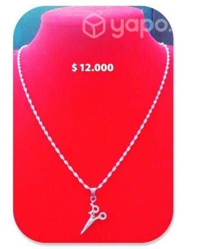 Joyas cadenas con colgantes de mujer plata ley 925