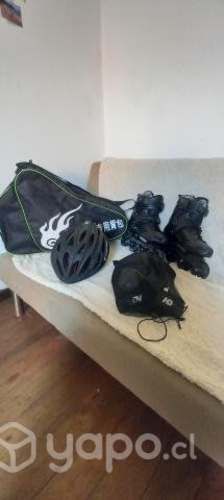 Patines Rosselle Negros Rockeados