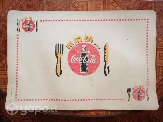 Individuales de mesa de Coca Cola