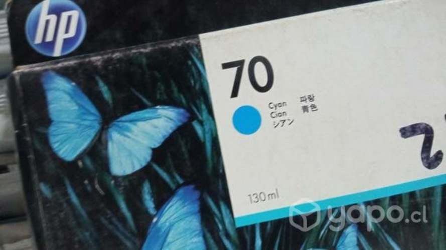 Tintas HP 70 colores originales de 130ml