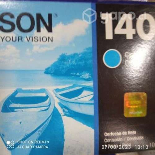 Tinta Epson 140 cyan original