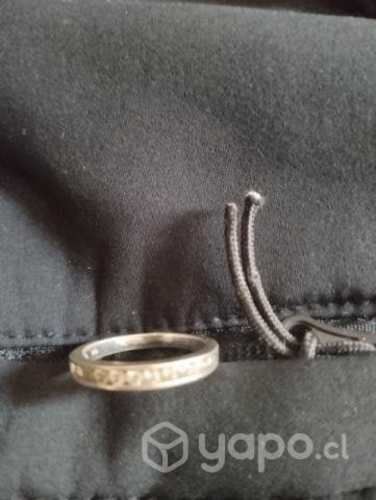 Anillo plata fina