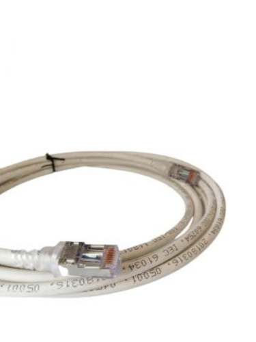 Patch Cord CAT6A 3 Mts Blanco Blindado (S/Ftp) Sie