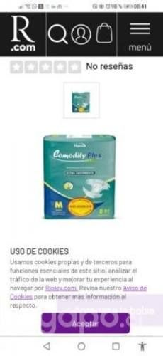 Pañales comodity plus