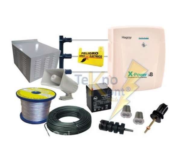 Kit 110 metros Cerco Electrico Hagroy i8