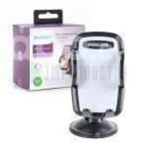 Soporte Para Celular Ventosa Philips Para Auto Gri