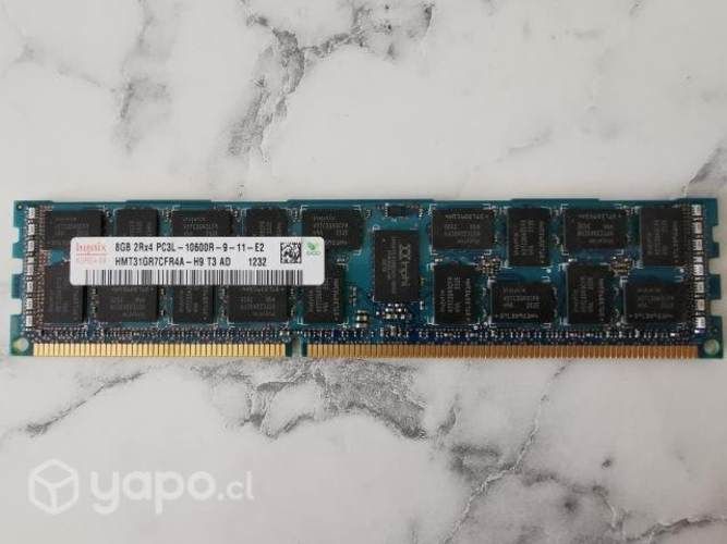 Memoria Ram 8GB Ddr3 2Rx4 PC3L 10600R