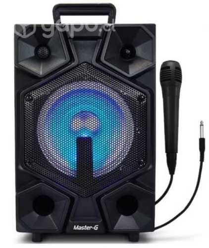 Parlante Master G SPB8B BT + Micrófono NUEVO