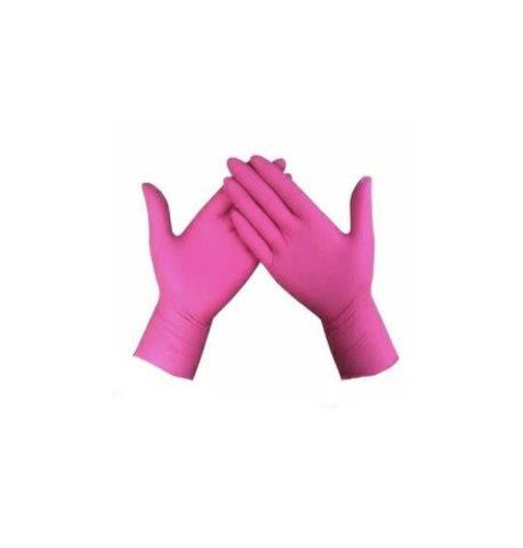 Guantes rosados