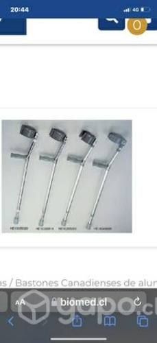 Muletas o bastón canadiense