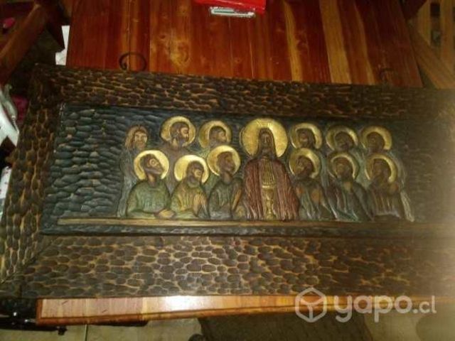 Cuadro madera ultima cena