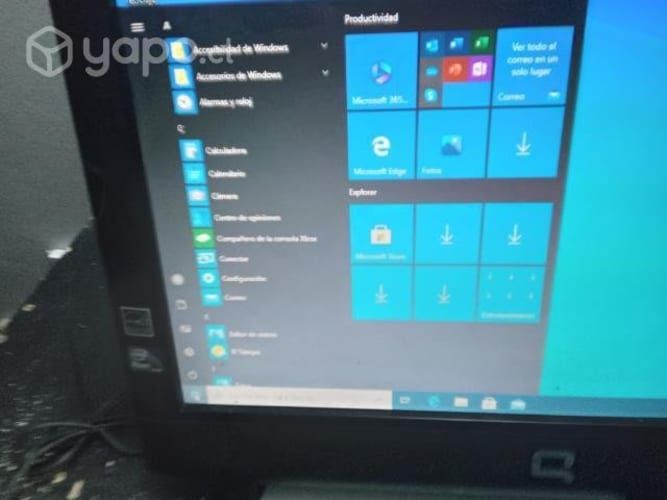 Computador compac todo en uno ,buen estado se re