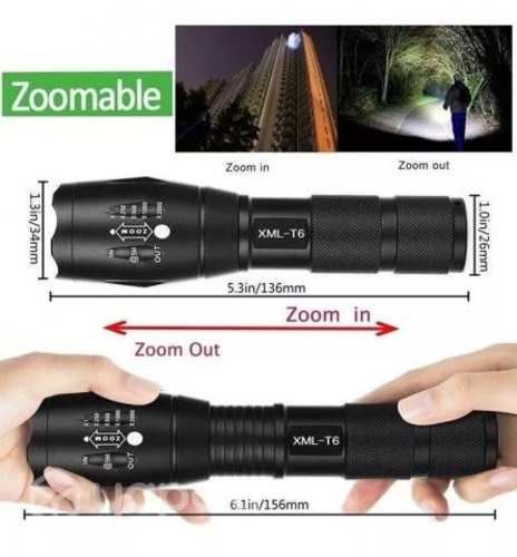 Linterna Tactica 12000 Lumens Led Recargable