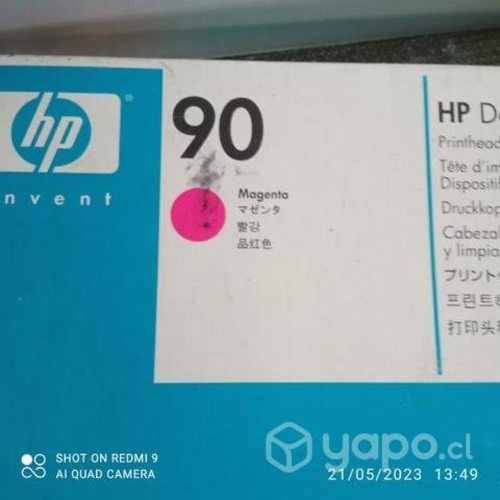 Cabezal HP 90 magenta original