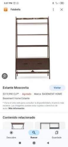 Estante moscovita nuevo en la caja