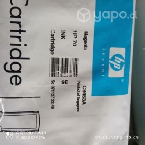 Tinta HP 70 Magenta original de 130ml