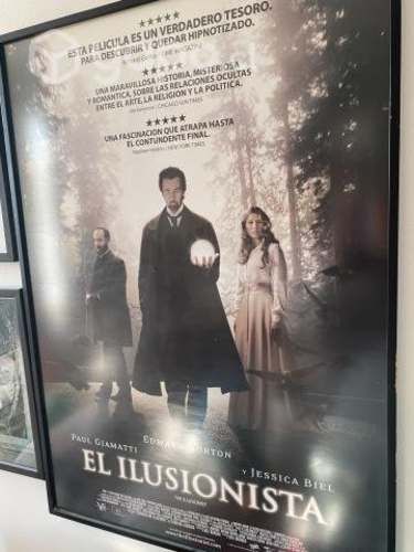 Póster fino enmarcado original película
