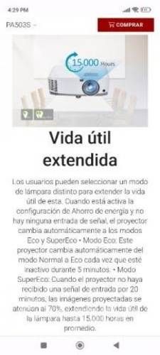 Proyector Viewsonic pa503s