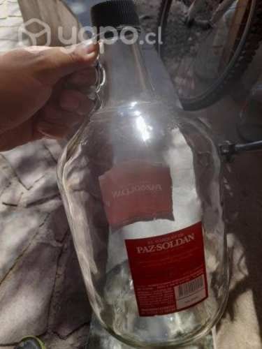Botellones vidrio grueso 4 lts