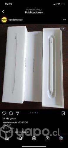 Apple pencil segunda generación