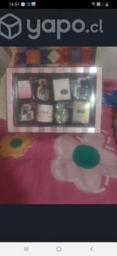 Set de miniaturas perfumes victoria secret