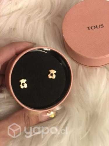 Hermosos aros en Plata vermeil rosa con ónix negro