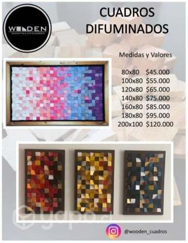 Cuadros en madera