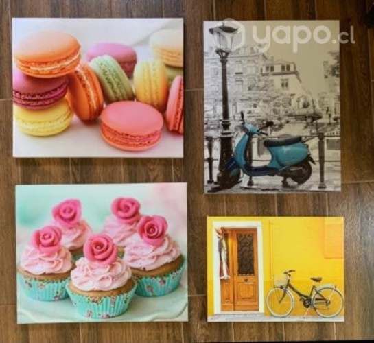 4 cuadros diferentes diseño