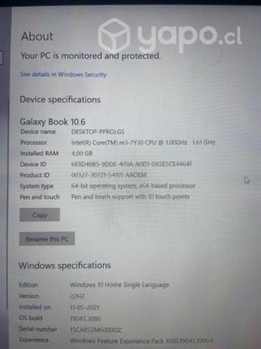 Samsung Galaxy Book (10.6 pulgadas)