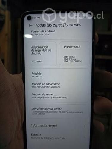Celular Xiaomi redmi note 9