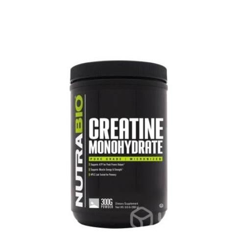 Creatine Monohydrate Nutrabio 300 Grs- 60 Serv
